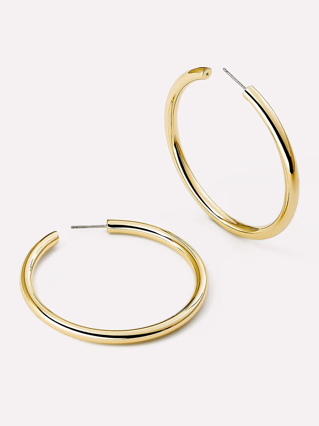 ShinePearls Large Hoop Earrings