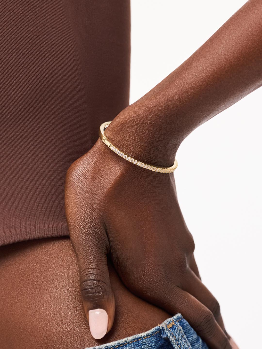ShinePearls Gold Bangle Bracelet