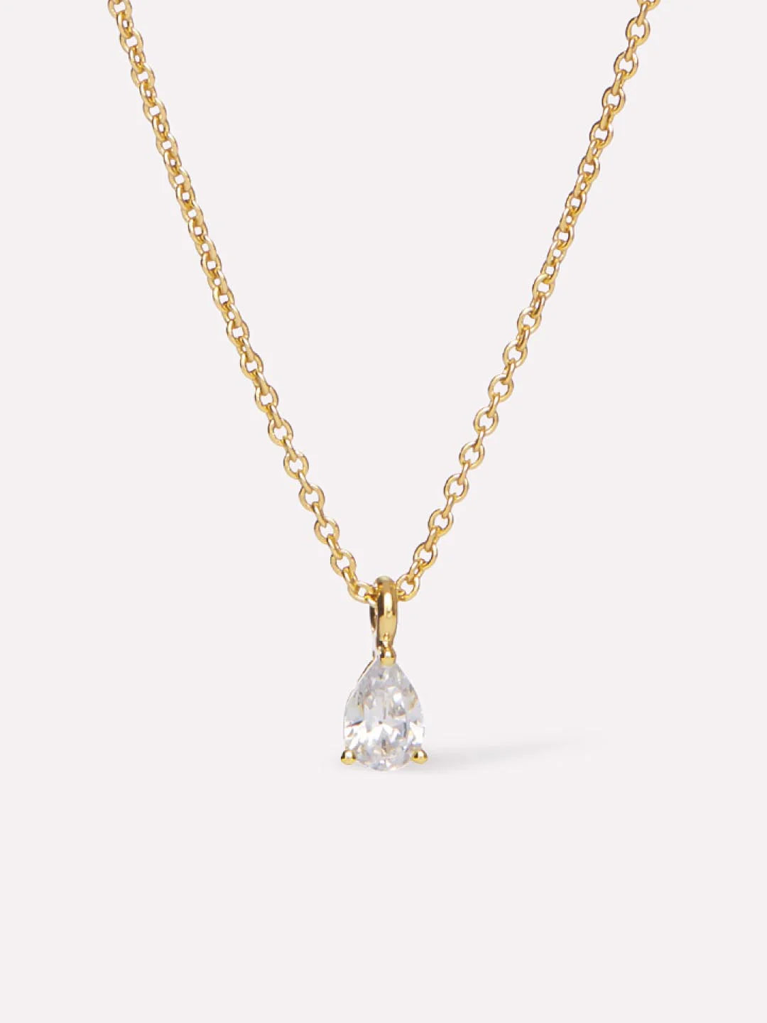 ShinePearls Delicate Solitaire Pendant