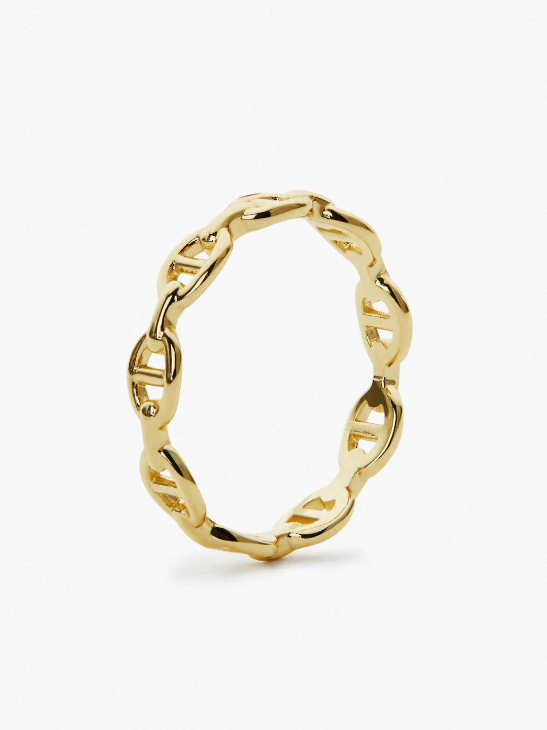 ShinePearls Anchor Chain Ring