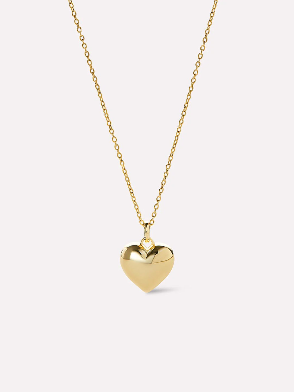 ShinePearls Gold Heart Necklace